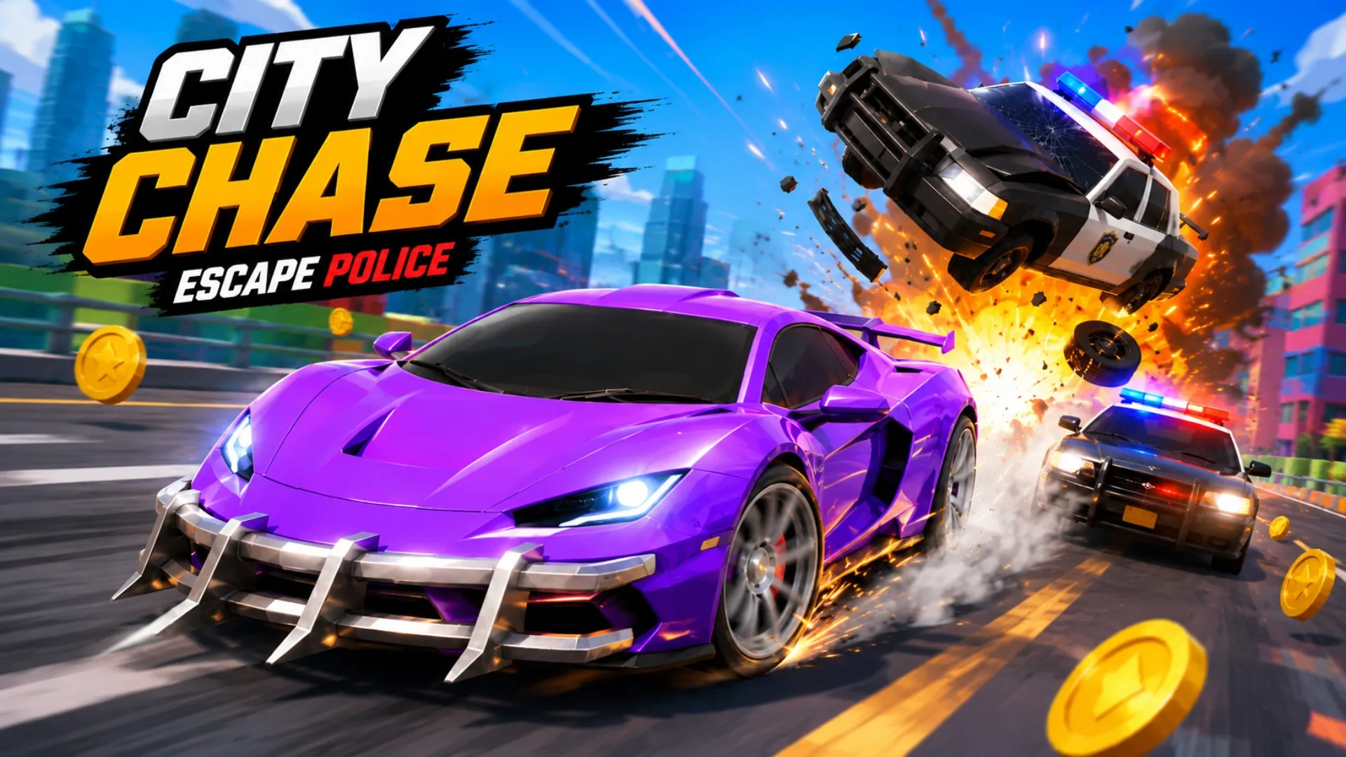 Play City Chase: Escape Police - Free Game Online